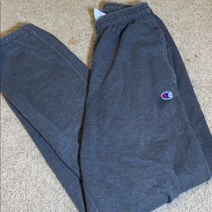 Champion Grey Cuffed Sweats